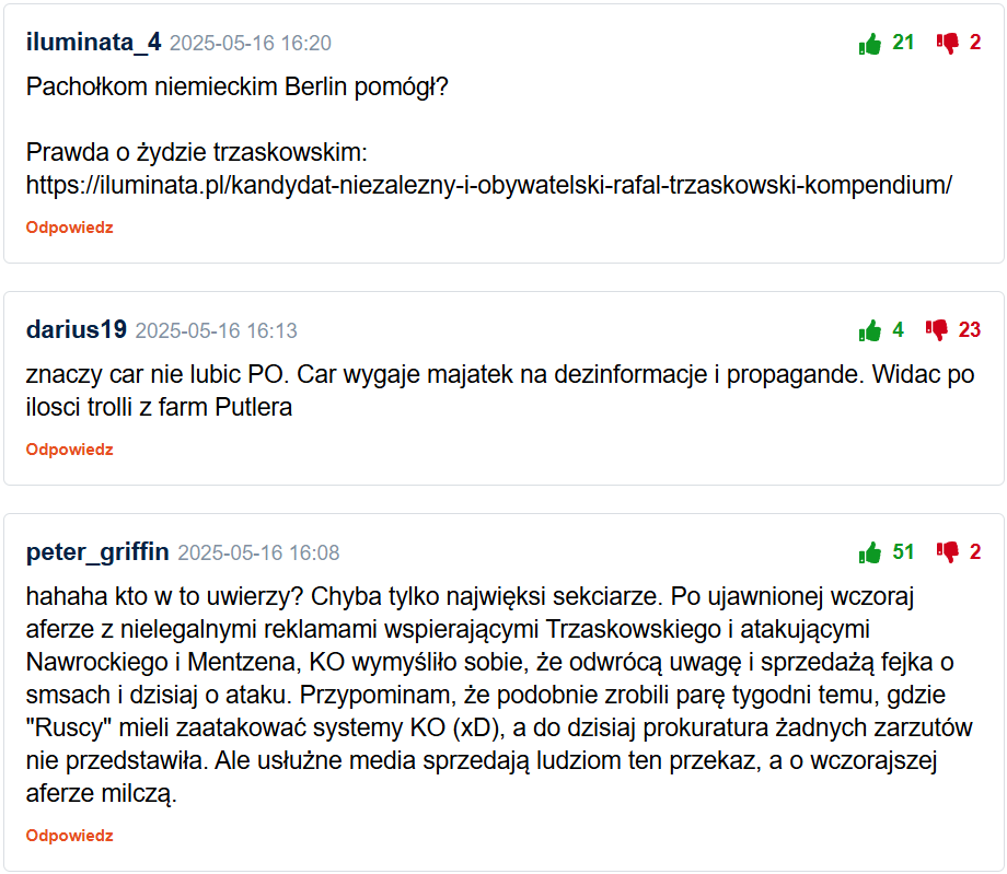Afera NASK Bankier komentarze