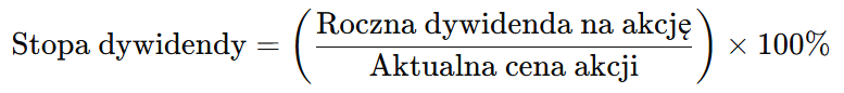 Stopa dywidendy wzor