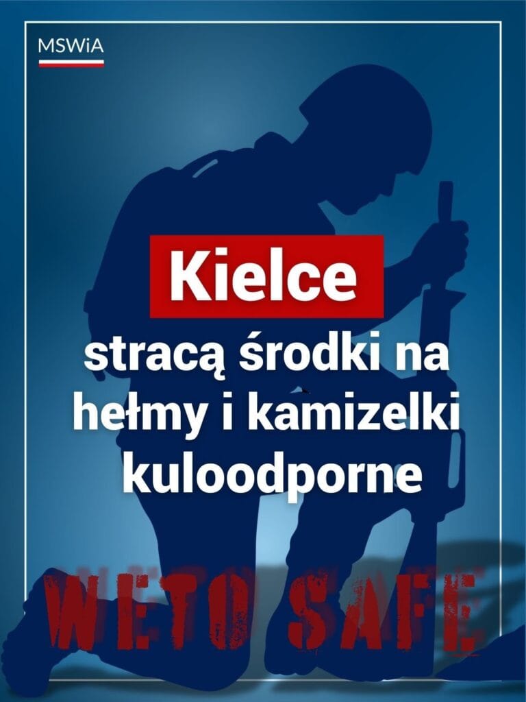 MSWiA nie ma kasy na helmy