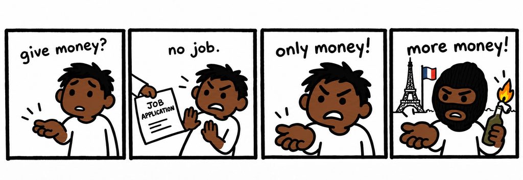 give money for negro paris